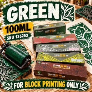 Maries Oil Based Watersoluble Ink 100ml - Green