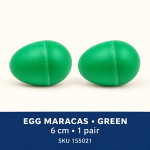 Musical Toys - Egg Maracas Green