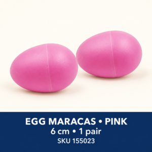 Musical Toys - Egg Maracas Pink