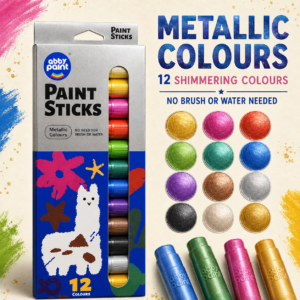 Paint Sticks Set (12 Colours) - Metallic