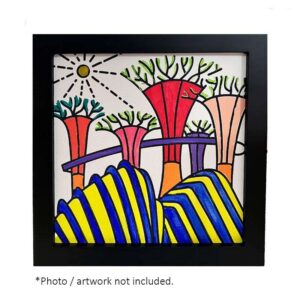 Square Frame 20cm x 20cm - Black