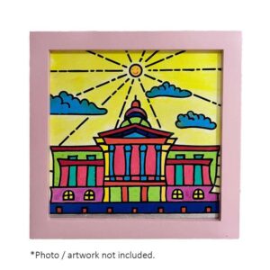 Square Frame 20cm x 20cm - Pink