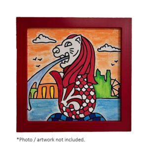 Square Frame 20cm x 20cm - Red