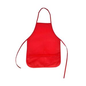 Non-Woven Apron (Kids) - Red