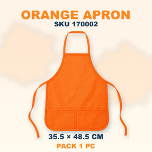 Non-Woven Apron (Kids) - Orange