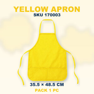 Non-Woven Apron (Kids) - Yellow