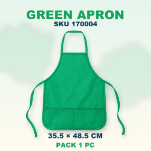 Non-Woven Apron (Kids) - Green