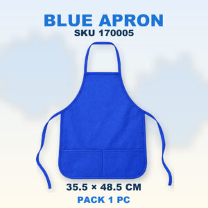 Non-Woven Apron (Kids) - Blue