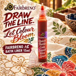 Fairbreno Batik Liner 15ml cold liquid wax liner pen for fabric batik