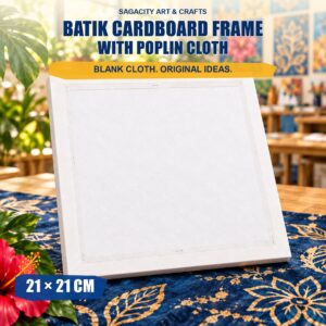 Batik Cardboard Frame with Poplin Cloth