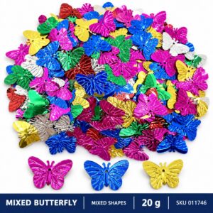 Sequin Assorted 20g - Mixed Butterfly, Mix