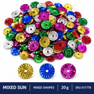 Sequin Assorted 20g - Mixed Sun, Mix