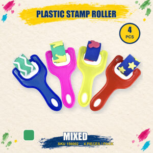 Paint Tools (Sponge/Stamp/Roller) - Plastic Stamp Roller - Mixed