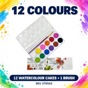 Giorgione Watercolour Cake - 12 Colour