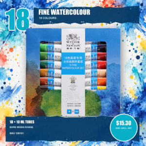 W&N Watercolour Sets - 18 Colours