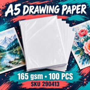 Drawing Papers (100pcs/pkt) - A5, 165gsm