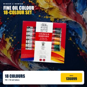 W&N Oil Paint - 18 Colours