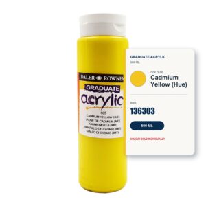 Daler Rowney Graduate Acrylic 500ml - Cadmium Yellow (Hue)