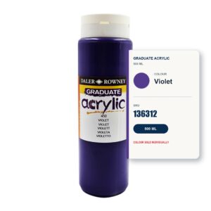 Daler Rowney Graduate Acrylic 500ml - Violet