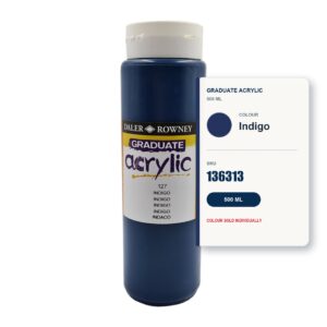 Daler Rowney Graduate Acrylic 500ml - Indigo