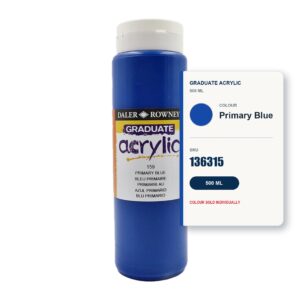 Daler Rowney Graduate Acrylic 500ml - Primary Blue