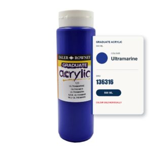Daler Rowney Graduate Acrylic 500ml - Ultramarine