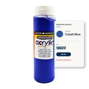 Daler Rowney Graduate Acrylic 500ml - Cobalt Blue