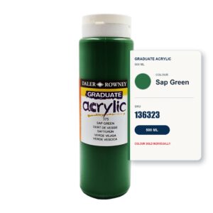Daler Rowney Graduate Acrylic 500ml - Sap Green