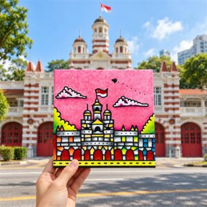Canvas Panel (SG Heritage) Painting Kit - Fire Station