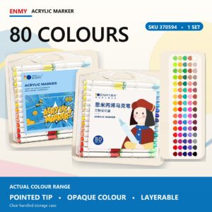 Enmy Acrylic Marker - 80 Colours