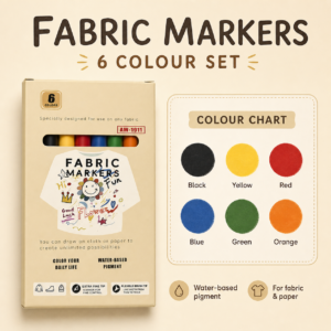 Fabric Marker AW-1911 - 6 colours