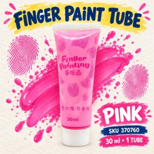 Finger Paint Tube 30ml - Pink
