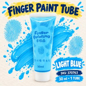 Finger Paint Tube 30ml - Light Blue