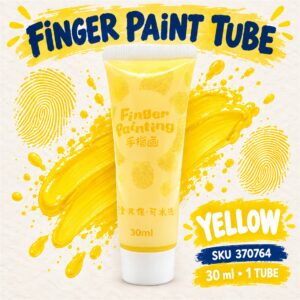 Finger Paint Tube 30ml - Yellow