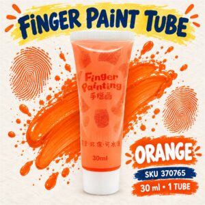 Finger Paint Tube 30ml - Orange