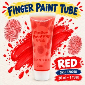 Finger Paint Tube 30ml - Red