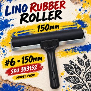 Lino Rubber Rollers - #6 150mm