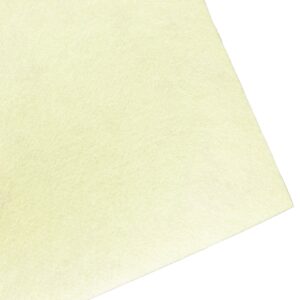 Hard Felt Cloth 2MM 30cm x 30cm - 25 Milk
