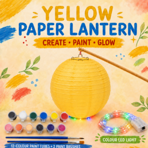 DIY Lantern Painting Kit - Yellow
