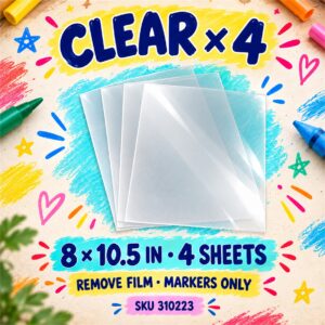 Polyshrink / Shrink Art - Clear x 4