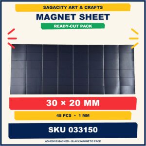 Magnet Sheet (Assorted) - 30mm x 20mm (48pcs)